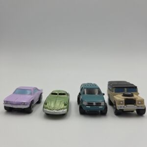 Vtg Lot 4 Galoob Micro Machines Mini Diecast Cars COLLECTABLES 1990's